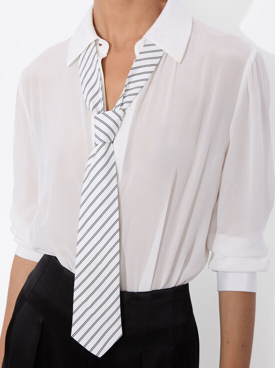 OFF WHITE/BLACK-WILLA TIE