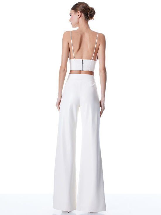 ECRU-DYLAN VEGAN PANT