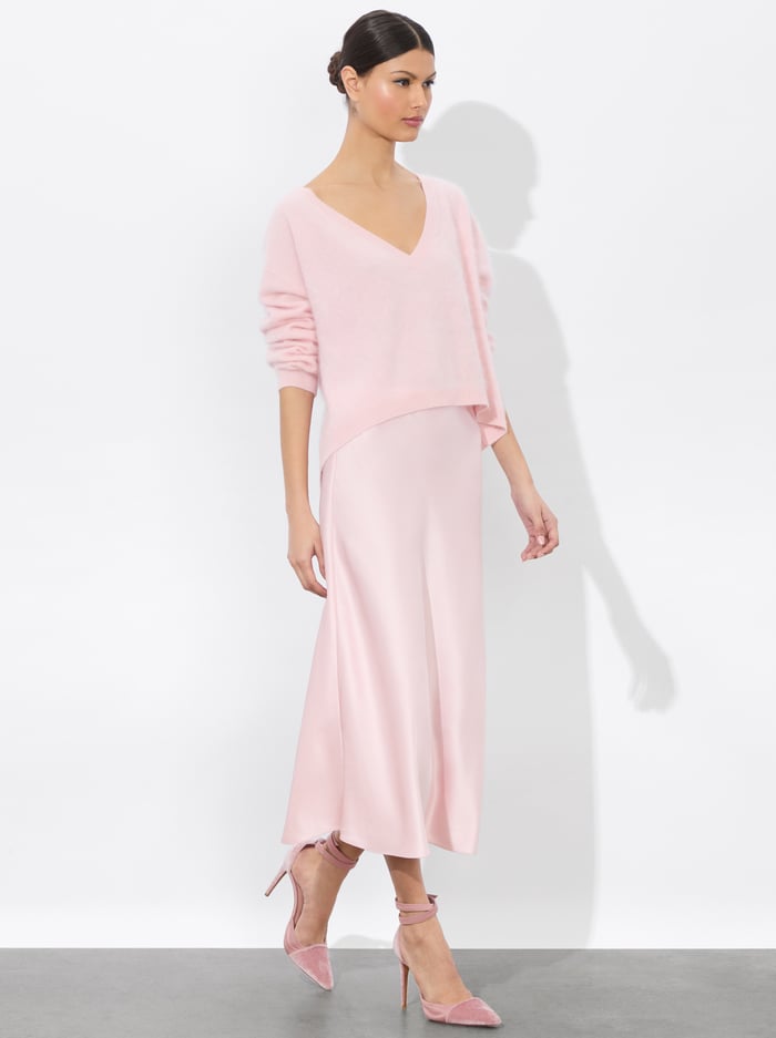 MAEVE SLIP SKIRT - SHELL PINK image 4 - Alice And Olivia