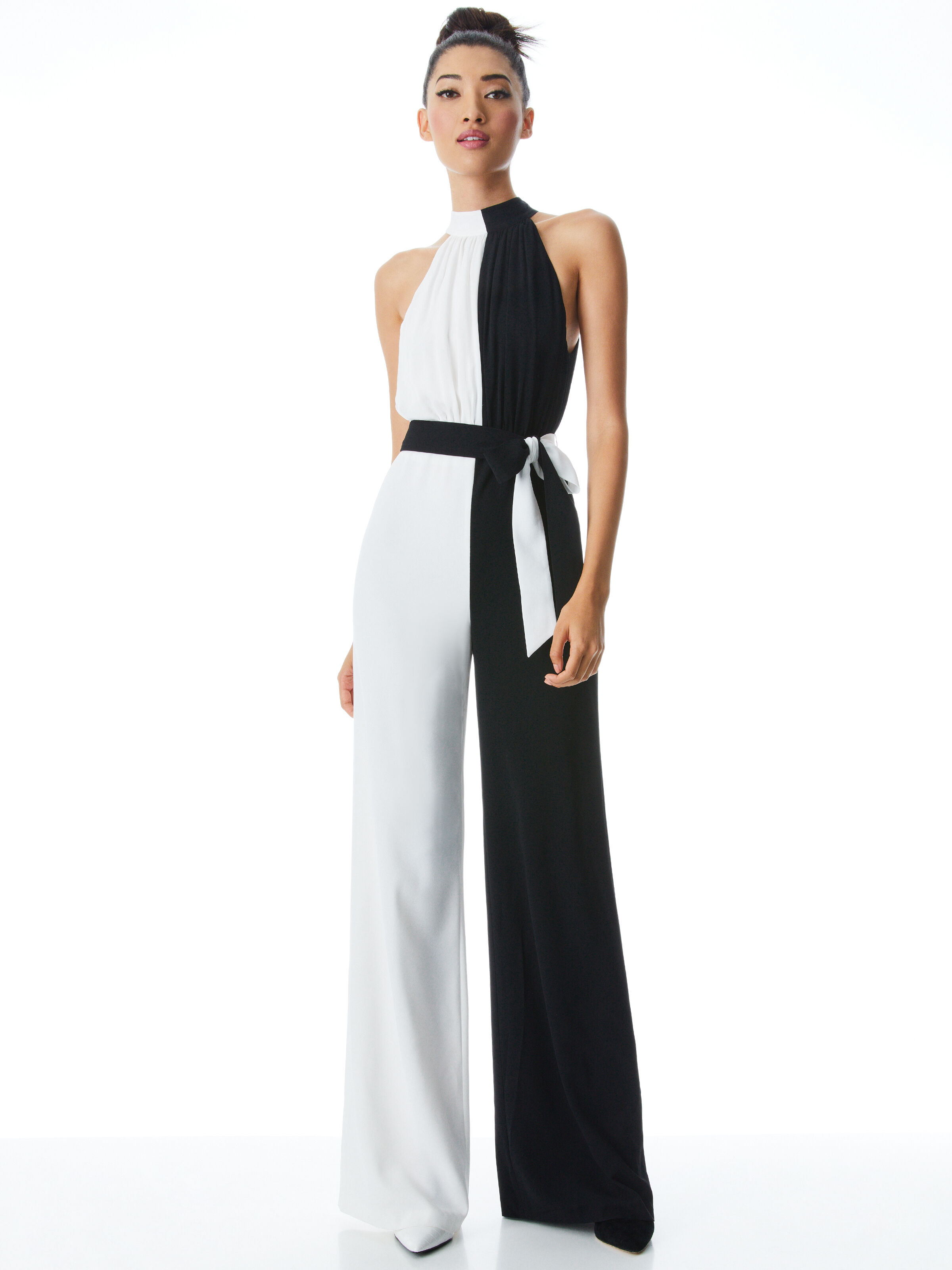 Alice and olivia black online jumpsuit