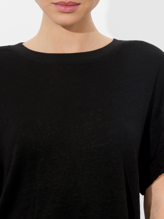 BLACK-EVAN OVERSIZED TEE