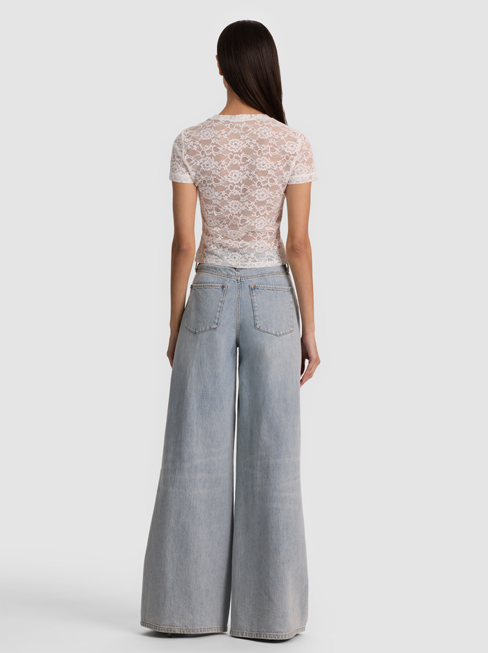 TESS TEE - OFF WHITE image 2 - ALICE + OLIVIA