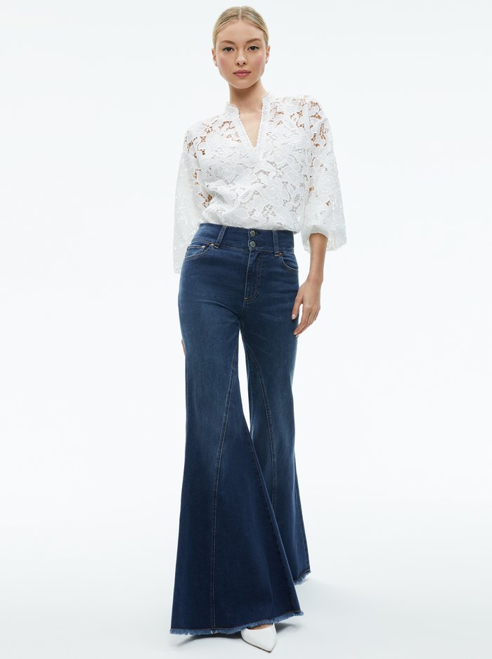 AISLYN BLOUSE - OFF WHITE image 4 - Alice And Olivia