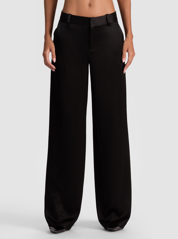 STU BAGGY PANT - BLACK - Alice And Olivia
