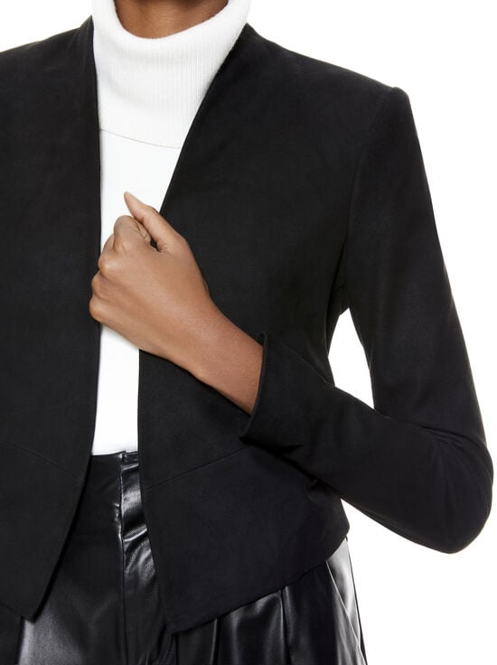 BLACK-HARVEY SUEDE JACKET