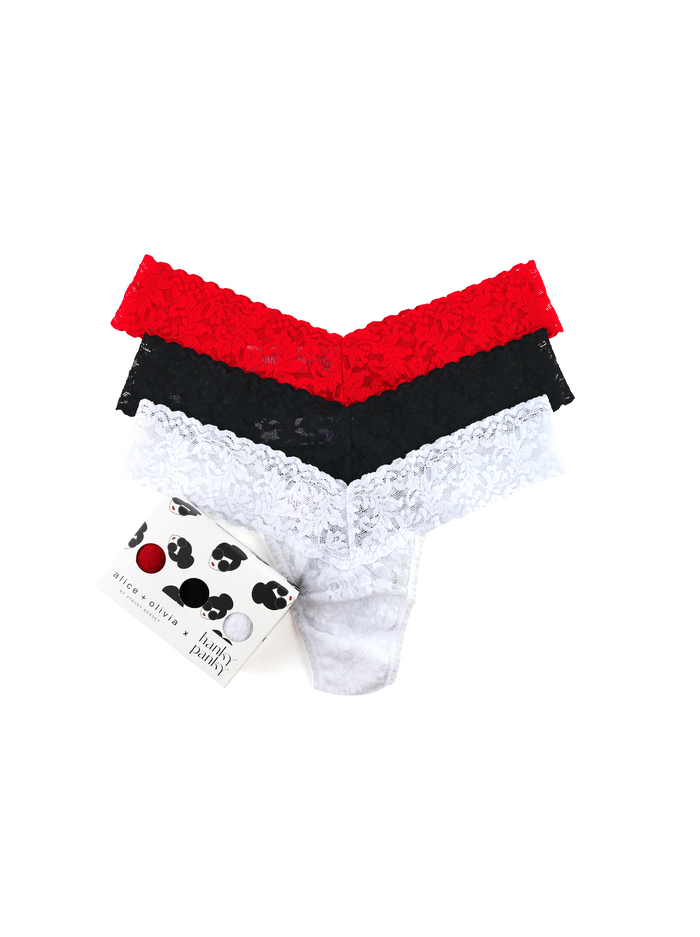 A+O X HANKY PANKY THONG SET - MULTI - Alice And Olivia