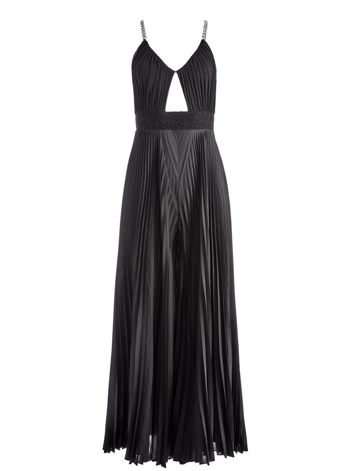 GLORIA CHAIN STRAP JUMPSUIT - BLACK image 5 - ALICE + OLIVIA