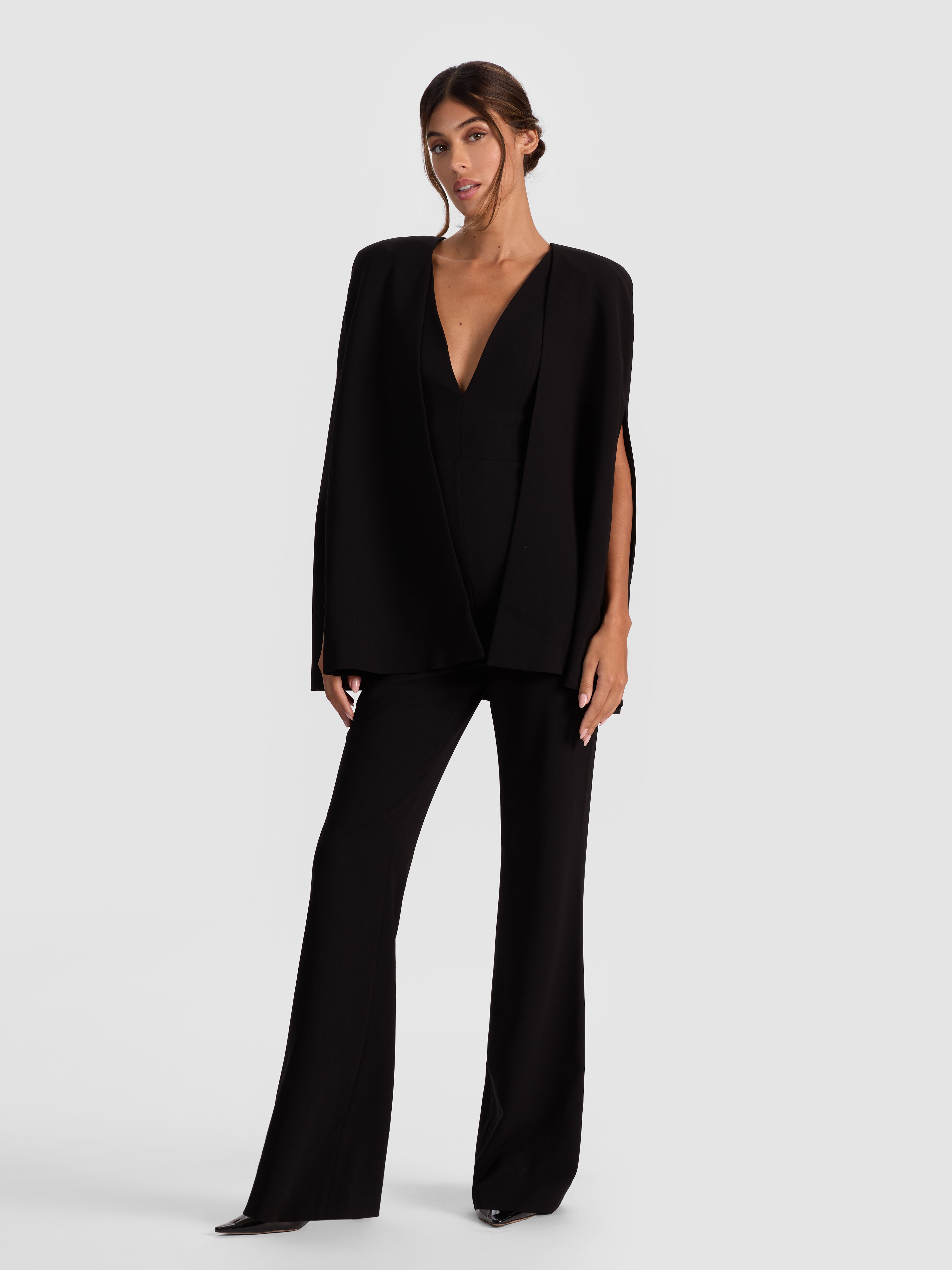 Sunny Boxy Staceface Cropped Hoodie In Optic White | Alice +