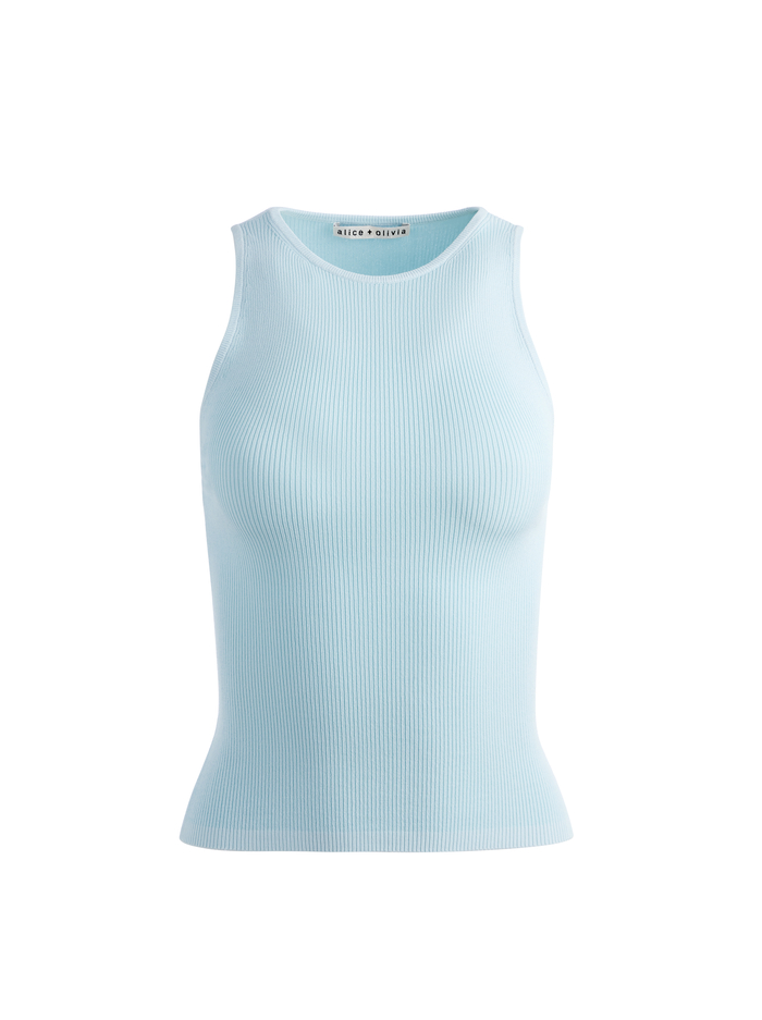 ZULMA RIBBED KNIT TANK - JULEP image 5 - Alice And Olivia