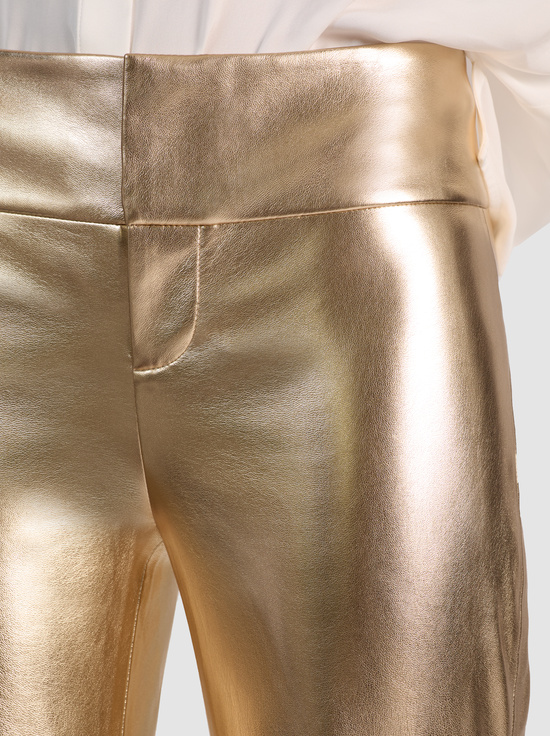 GOLD-OLIVIA VEGAN BOOTCUT PANT