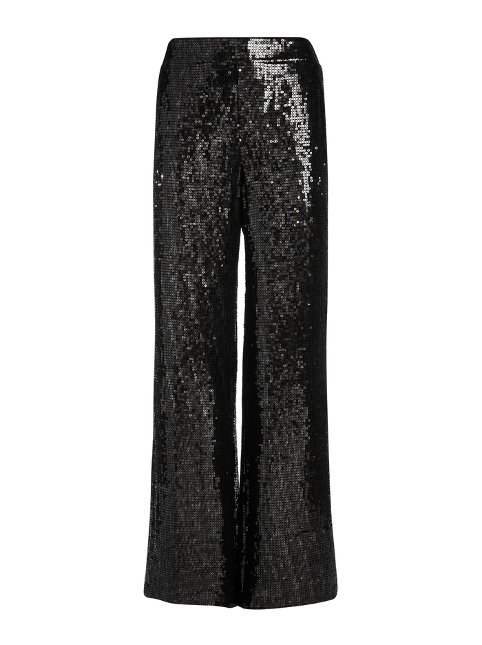 RAQUEL WIDE LEG PANT - BLACK image 2 - Alice And Olivia