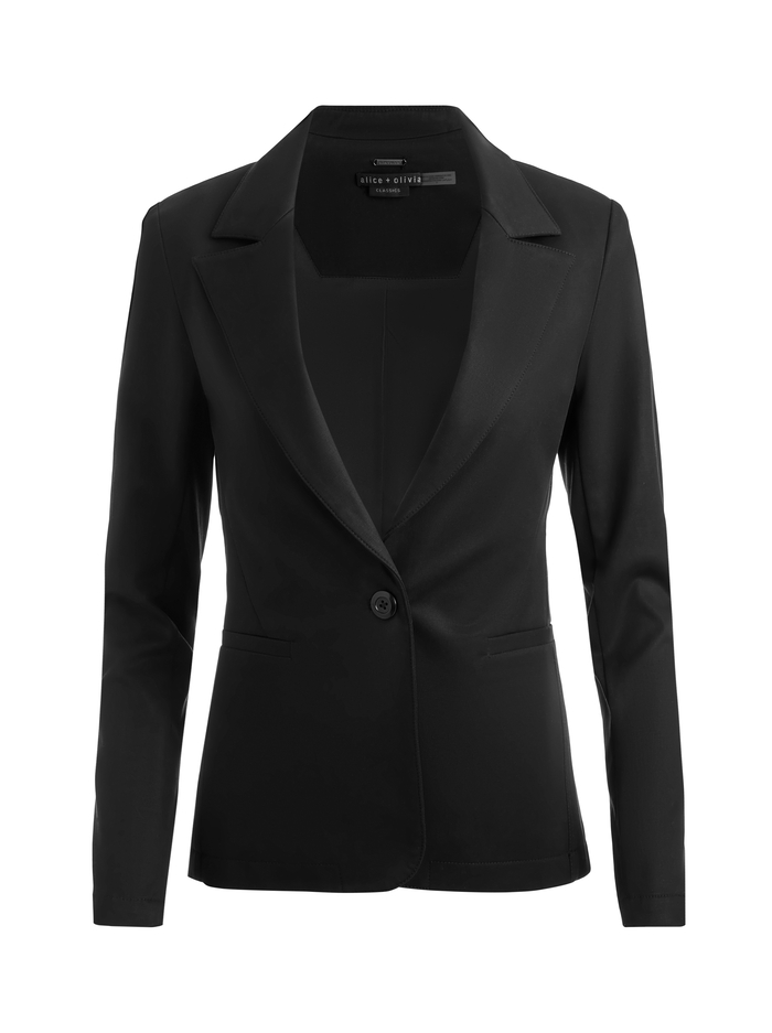 MACEY FITTED BLAZER - BLACK image 5 - Alice And Olivia