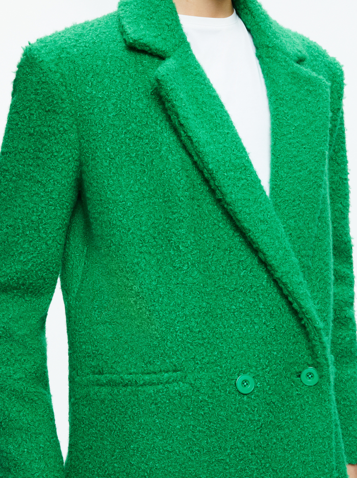 JIMMY COAT - LIGHT EMERALD image 3 - Alice And Olivia