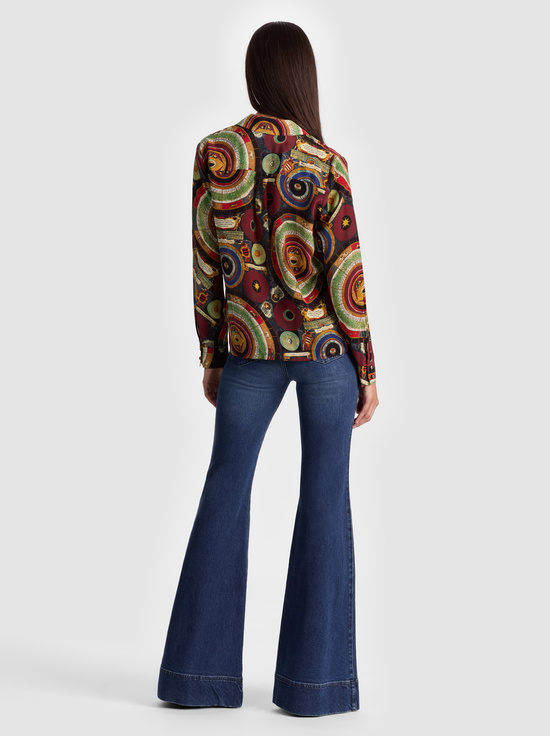 HANDS OF TIME-WILLA SILK BLOUSE