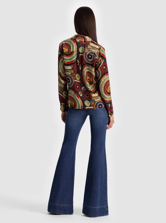 HANDS OF TIME-WILLA SILK BLOUSE