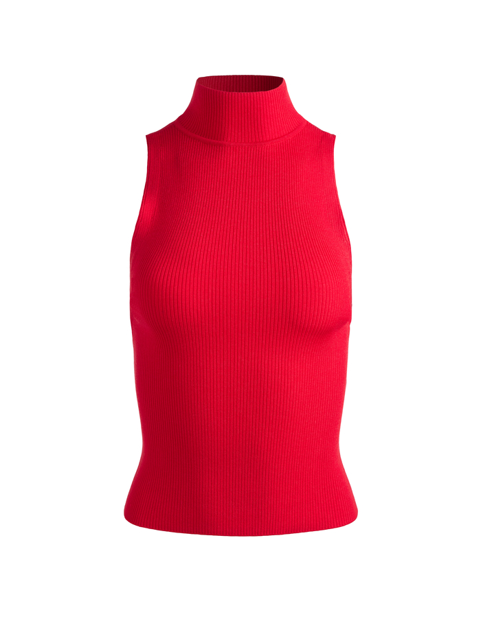 DARCEY TANK - BRIGHT RUBY image 5 - Alice And Olivia