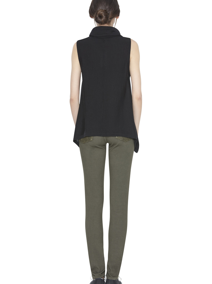 SHARRY SLEEVELESS TURTLENECK - BLACK image 1 - ALICE + OLIVIA