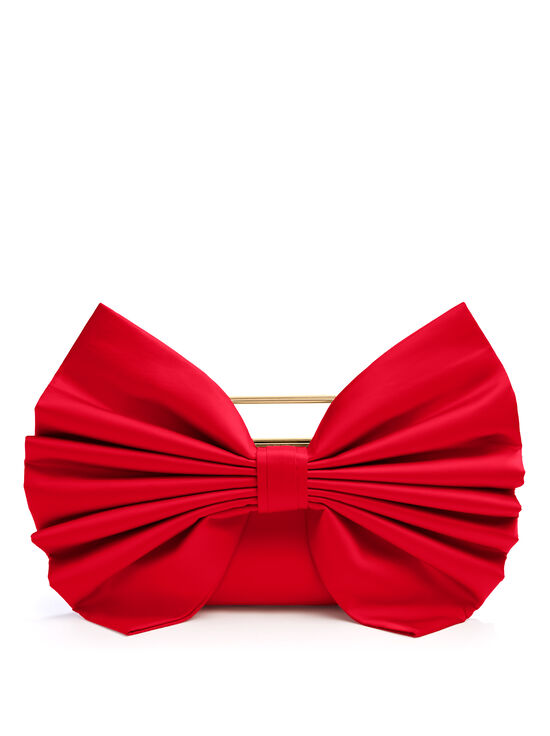 BRIGHT RUBY-SEMIRA BOW BAG