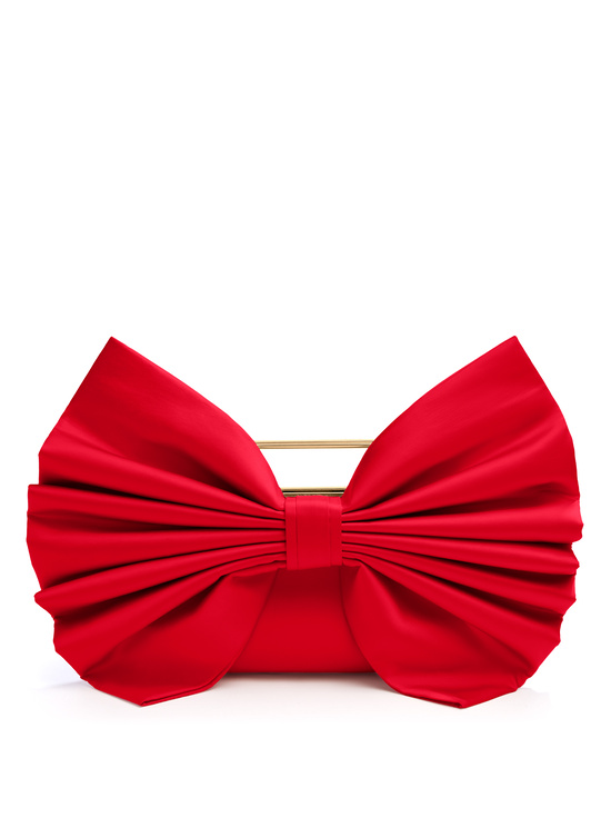 BRIGHT RUBY-SEMIRA BOW BAG