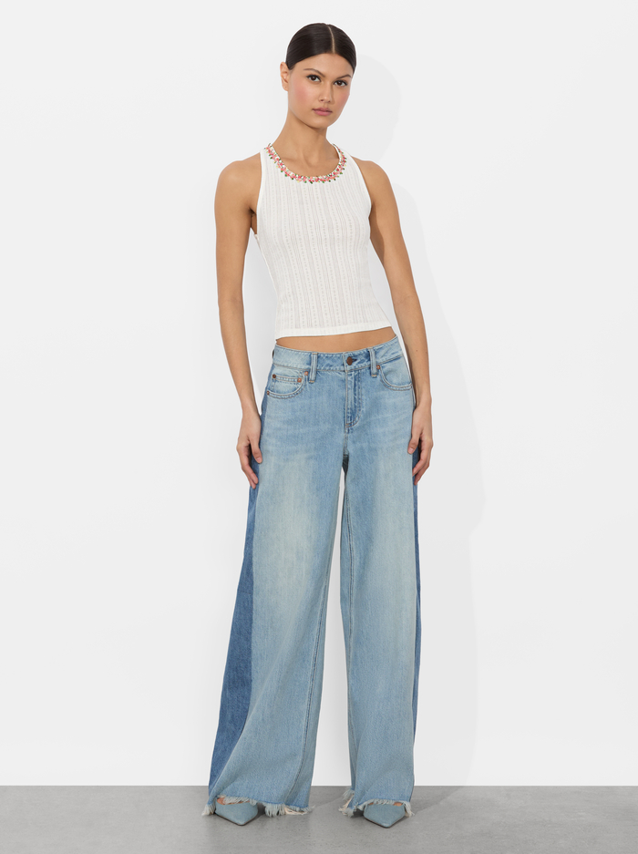 ALLEN TANK TOP - OFF WHITE image 5 - Alice And Olivia