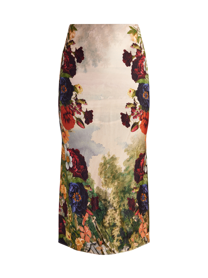 MAEVE SLIP SKIRT - FORBIDDEN FOREST image 5 - ALICE + OLIVIA