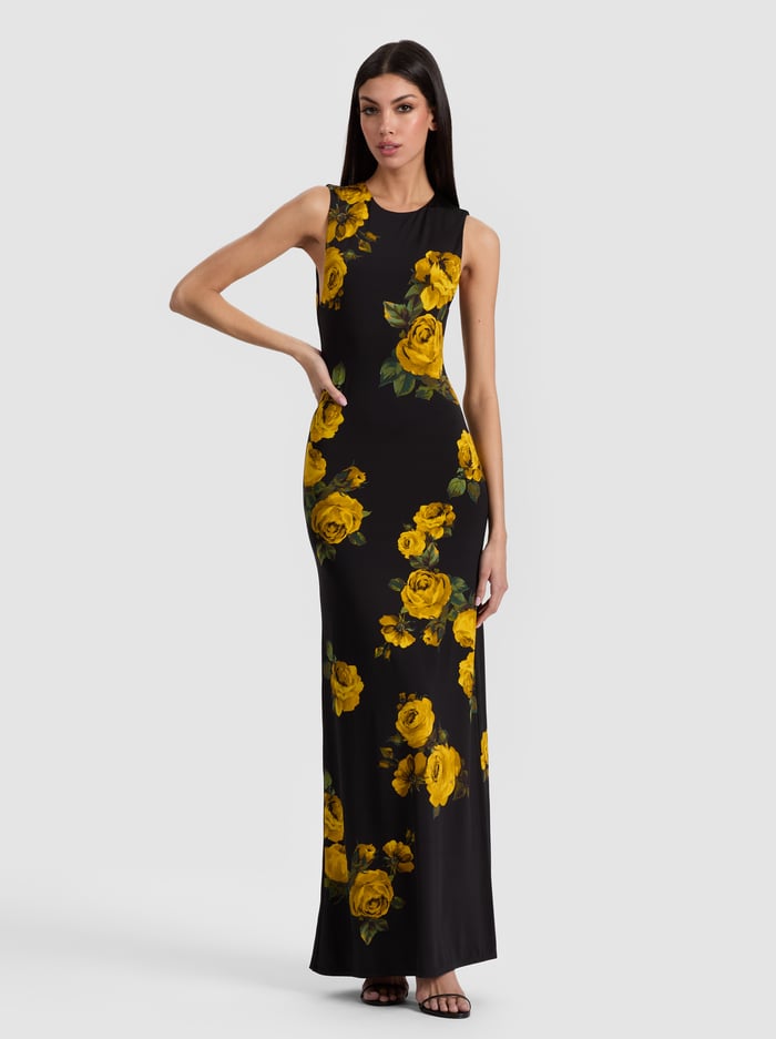 DELORA MAXI DRESS - ROSEHIPS image 4 - Alice And Olivia