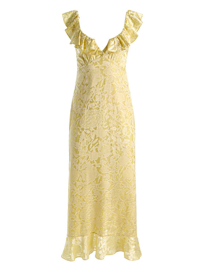 GEMMA MIDI DRESS - BUTTER image 5 - ALICE + OLIVIA