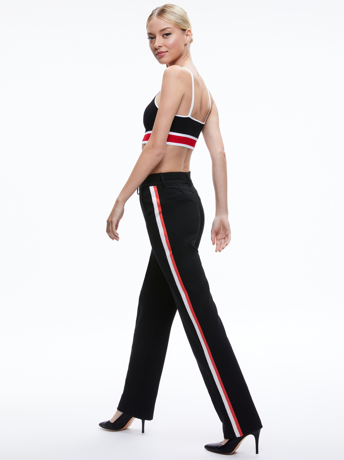 MAUDE BRALETTE - BLACK/PERFECT RUBY image 1 - Alice And Olivia