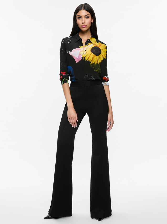 WILLA SILK BLOUSE - AZALEA FLORAL image 1 - Alice And Olivia