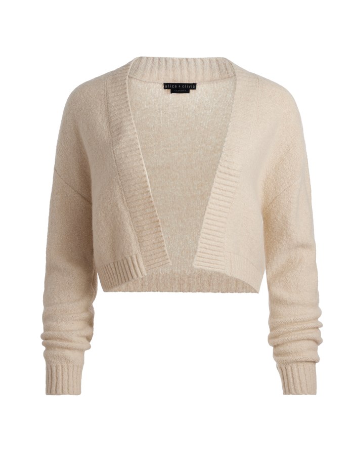 TRULY CARDIGAN - OATMEAL image 5 - Alice And Olivia