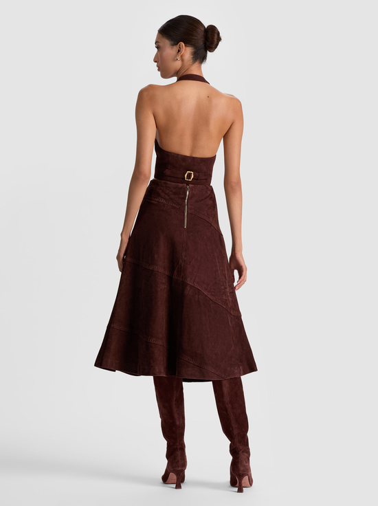 DARK CHOCOLATE-CROSBY SUEDE VEST