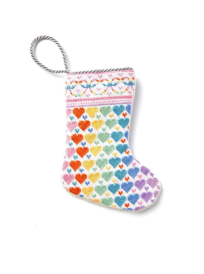 OVER THE RAINBOW BAUBLE STOCKING - MULTI image 1 - Alice And Olivia