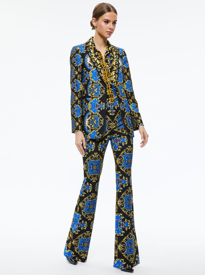 BREANN FITTED BLAZER - REGAL ROMANCE SAPPHIRE image 4 - Alice And Olivia