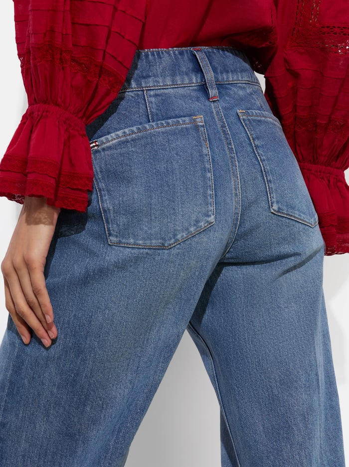 SLAY ANKLE JEAN - AVERY BLUE image 3 - Alice And Olivia