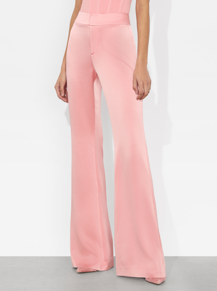 DEANNA BOOTCUT PANT - DUSTY ROSE - Alice And Olivia