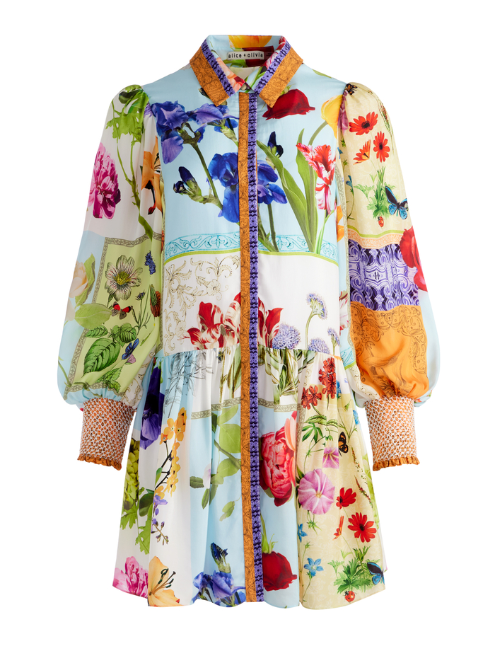 BERTHA PUFF SLEEVE MINI DRESS - MAKE A STATEMENT image 5 - Alice And Olivia