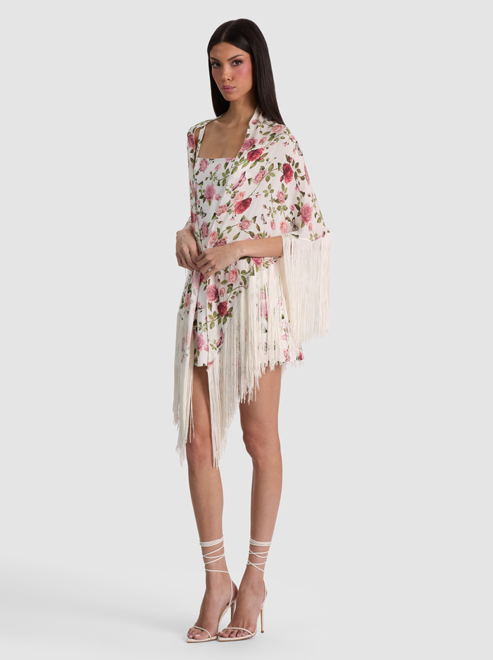MESHA SHAWL - GARDEN GOSSIP OFF WHITE image 1 - ALICE + OLIVIA