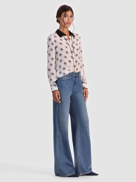 VISIONARY-WILLA SILK BLOUSE