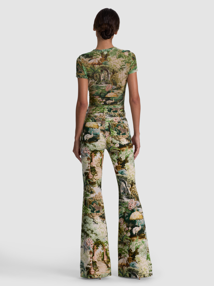 BEAUTIFUL PRINTED JEAN - TERRAIN LG image 2 - ALICE + OLIVIA