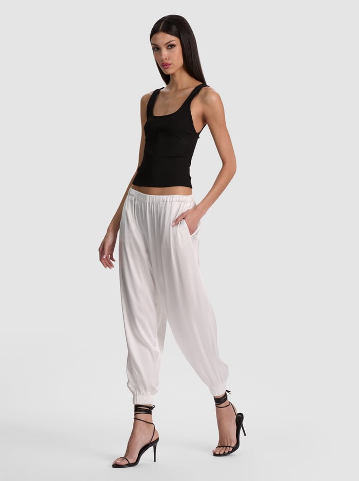 DECLAN PULL ON GENIE PANT - OFF WHITE image 4 - ALICE + OLIVIA