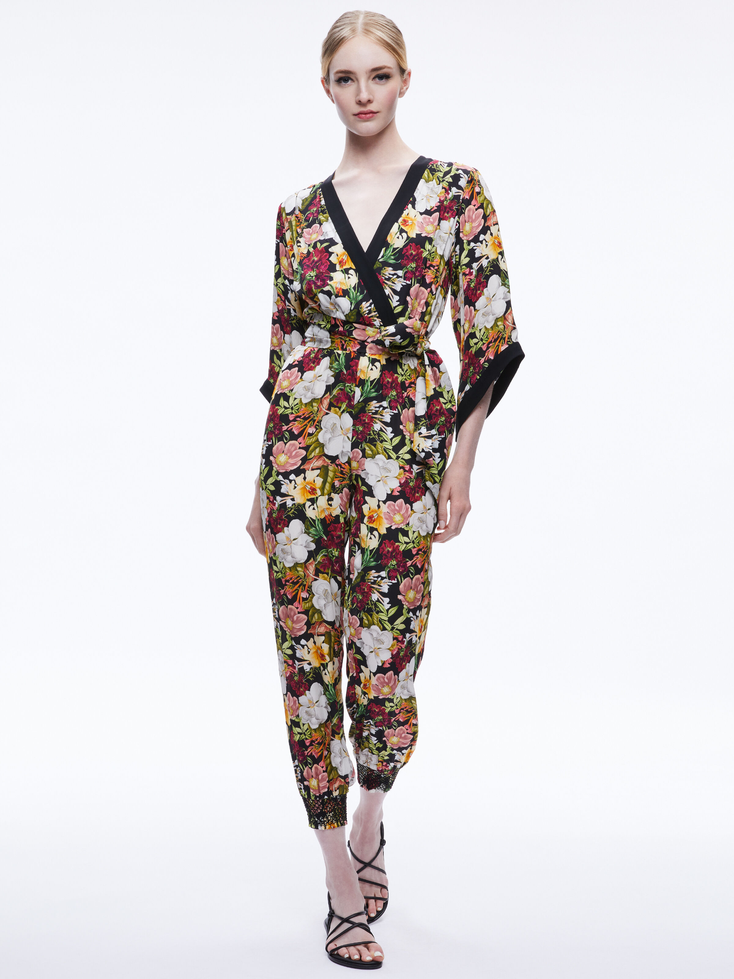 Alice and olivia black jumpsuit new arrivals