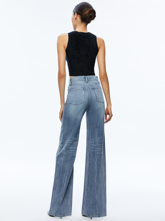 SADIE LT VINTAGE BLUE-WEEZY JEAN