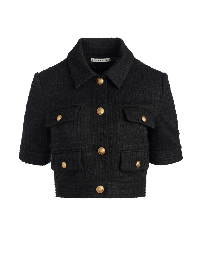 ELLE JACKET - BLACK image 5 - Alice And Olivia