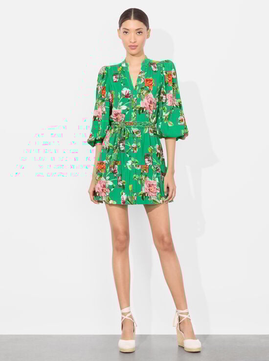 HAMPTONS FLORAL LARGE-ANTONETTE MINI DRESS