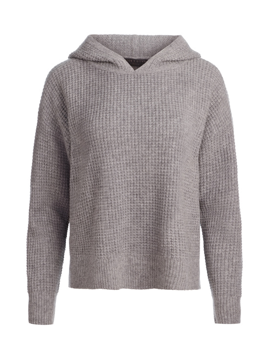 MEDIUM HEATHER GREY-EMMANUELLE CASHMERE HOODIE