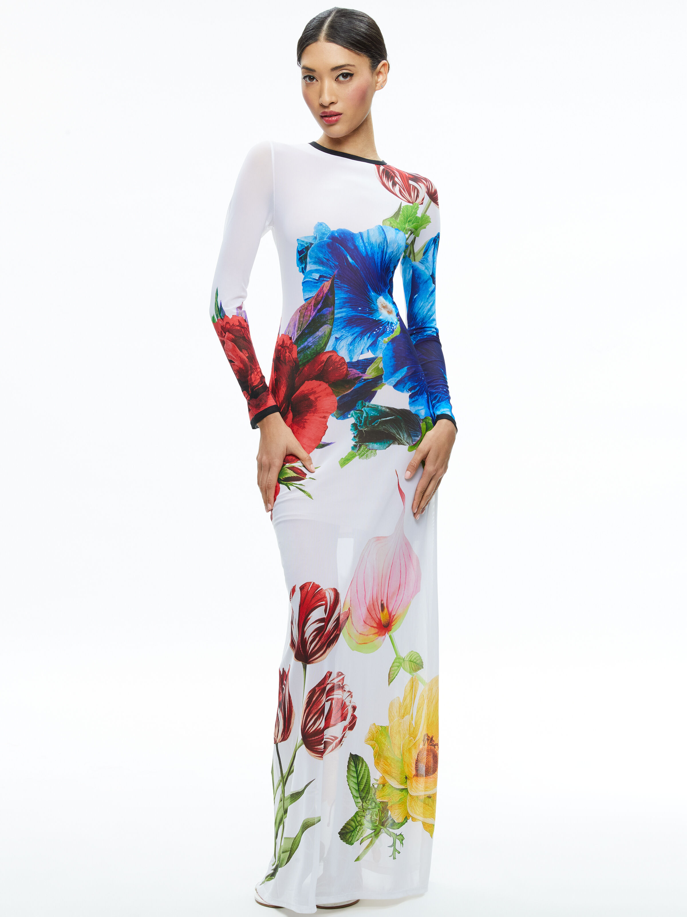 Designer Hand Block Flower Print Cotton Long kaftan Night Gown Indian Tunic  Top | eBay