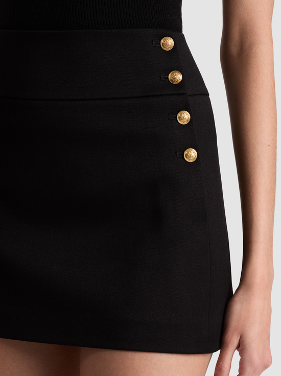 BLACK-NARIN MINI SKIRT