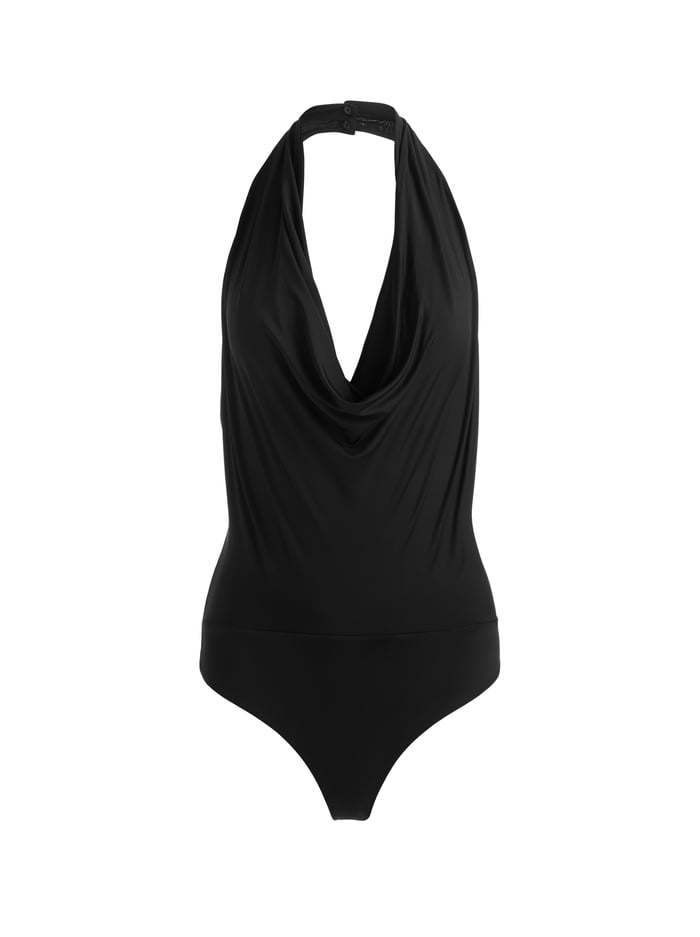 AYANNA COWL BODYSUIT - BLACK image 5 - Alice And Olivia