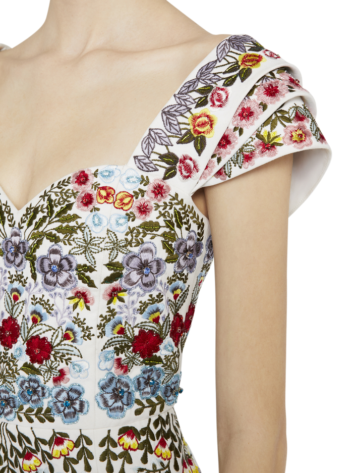 ROZ BEADED PARTY MINI DRESS - MULTI image 4 - Alice And Olivia