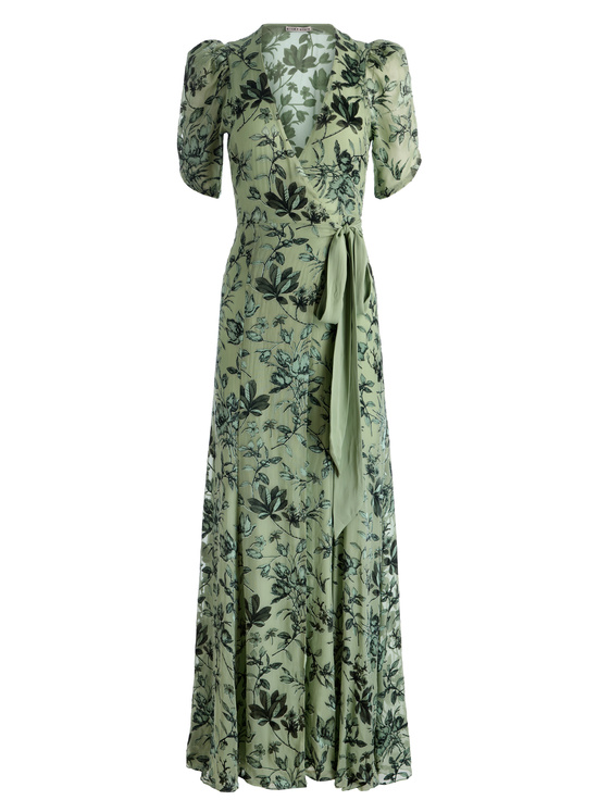 MYSTIC GARDEN SAGE-TIANA MAXI DRESS